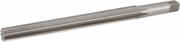 Hertel - #10 Pin, 0.7216" Diam, 0.5799" Small End, 5/8" Diam Straight Shank, 6-13/16" Flute, Taper Pin Reamer - Americas Industrial Supply