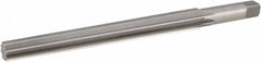 Hertel - #10 Pin, 0.7216" Diam, 0.5799" Small End, 5/8" Diam Straight Shank, 6-13/16" Flute, Taper Pin Reamer - Americas Industrial Supply