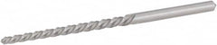 Hertel - #3/0 Pin, 0.1302" Diam, 0.1029" Small End, 9/64" Diam Straight Shank, 1-5/16" Flute, Taper Pin Reamer - Americas Industrial Supply