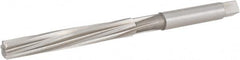 Hertel - 17/64" Diam, Straight Shank, 2.13" Flute, Hand Reamer - Spiral Flute, 4-1/4" OAL, Left Hand Spiral, Right Hand Cut, 6 Flutes, High Speed Steel - Americas Industrial Supply