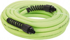 Legacy - 3/8" ID x 0.61" OD 25' Long Multipurpose Air Hose - MNPT x MNPT Ends, 300 Working psi, 150°, 1/4" Fitting, Green - Americas Industrial Supply