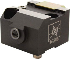 5th Axis - 2,400 Lb Holding Force Single Vise Wedge Clamp - 28 to 32 HRC, 1" Minimum Jaw Spread, 7 Lb/Ft Torque, 1/4-28 x 2 Screw Thread - Americas Industrial Supply