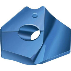 Walter - Series P6001, 28mm Diam Grade WPP45C Replaceable Drill Tip - Carbide, TiAlN/TiAl Finish - Americas Industrial Supply