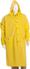 MCR Safety - Size 4XL, Yellow, Rain Jacket - 2 Pockets - Americas Industrial Supply