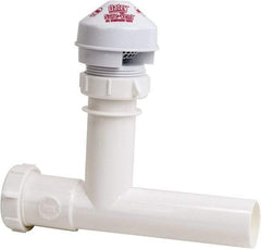 Oatey - Faucet Replacement Air Admittance Valve - PVC, Use with Up to 2" Vent Pipes - Americas Industrial Supply