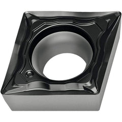 Walter - CCMT431 FM4 Grade WSM10S Carbide Turning Insert - 80° Diamond, 1/2" Inscr Circle, 3/16" Thick, 1/64" Corner Radius - Americas Industrial Supply