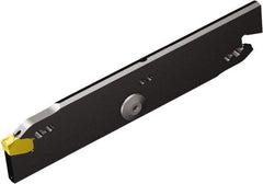 Sandvik Coromant - 1.256" Blade Height, 0.1447" Blade Width, 150mm OAL, Neutral Cut, Double End Indexable Cut-Off Blade - Corocut QD Series - Americas Industrial Supply