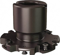 Seco - Shell Mount Connection, 0.8071" Cutting Width, 0.807" Depth of Cut, 3" Cutter Diam, 3/4" Hole Diam, 8 Tooth Indexable Slotting Cutter - R335.19 Toolholder, 335.19-1205 Insert - Americas Industrial Supply
