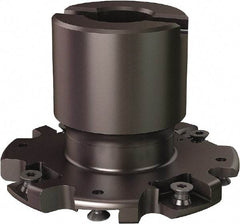 Seco - Shell Mount Connection, 0.8071" Cutting Width, 0.807" Depth of Cut, 3" Cutter Diam, 3/4" Hole Diam, 8 Tooth Indexable Slotting Cutter - R335.19 Toolholder, 335.19-12045 Insert - Americas Industrial Supply