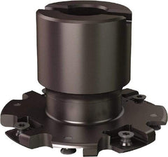 Seco - Shell Mount Connection, 0.8071" Cutting Width, 0.807" Depth of Cut, 3" Cutter Diam, 3/4" Hole Diam, 8 Tooth Indexable Slotting Cutter - R335.19 Toolholder, 335.19-1204 Insert - Americas Industrial Supply