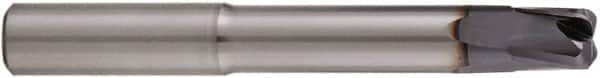Niagara Cutter - 3/8", 4 Flute, Single End, Solid Carbide, 0.08" Corner Radius End Mill - 3" OAL, 20° Helix, Right Hand Flute, 3/8" LOC, Right Hand Cut, 1-7/8" Extended Reach - Americas Industrial Supply