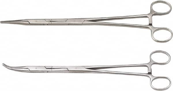 GearWrench - 9.73" OAL All Purpose Hemostat - Micro Tip Bent & Angled - Americas Industrial Supply