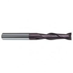 5mm Dia. x 75mm Overall Length 2-Flute Square End Solid Carbide SE End Mill-Round Shank-Center Cut-Firex - Americas Industrial Supply