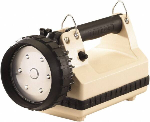 Streamlight - LED Bulb, 615 Lumens, Spotlight/Lantern Flashlight - Beige Plastic Body, 1 6V Battery Included - Americas Industrial Supply