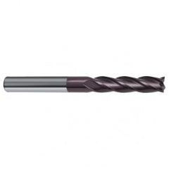 12mm Dia. x 150mm Overall Length 4-Flute Square End Solid Carbide SE End Mill-Round Shank-Center Cut-Firex - Americas Industrial Supply