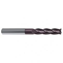 16mm Dia. x 150mm Overall Length 4-Flute Square End Solid Carbide SE End Mill-Round Shank-Center Cut-Firex - Americas Industrial Supply