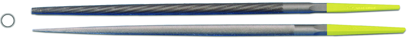 8" INOX Round File, Cut 2 - Americas Industrial Supply