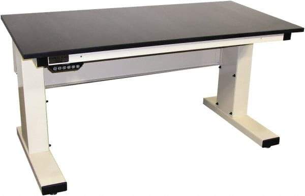 Proline - No Drawers, Work Bench - 1,000 Lb Capacity, Epoxy Resin Top, Light Gray, 30" Wide x 30-1/2" High x 72" Long - Americas Industrial Supply