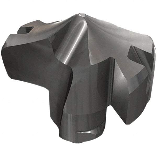Iscar - Series HCP-IQ, 15.1mm Diam Grade IC908 Replaceable Drill Tip - Carbide, TiAlN/TiN Finish, 15 Seat Size - Americas Industrial Supply