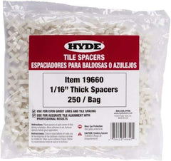 Hyde Tools - Tile Spacer - For Ceramic Tile - Americas Industrial Supply