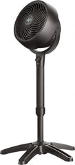 VORNADO - 8-15/16" Blade, 389 Max CFM, Adjustable Pedestal Stand Air Circulator Fan - 0.42 Amps, 120 Volts, 3 Speed - Americas Industrial Supply
