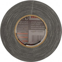 3M - 3" x 50m Black Gaffers Tape - 11 mil, Rubber Adhesive, Cotton Cloth Backing, Series GT3 - Americas Industrial Supply