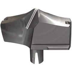 Iscar - Series HFP-IQ, 39mm Diam Grade IC908 Replaceable Drill Tip - Carbide, TiAlN/TiN Finish, 39 Seat Size - Americas Industrial Supply