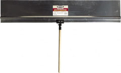 Hyde Tools - 48" Wide Flexible Blade Aluminum Painters Assistant - Stiff, Wood Handle - Americas Industrial Supply