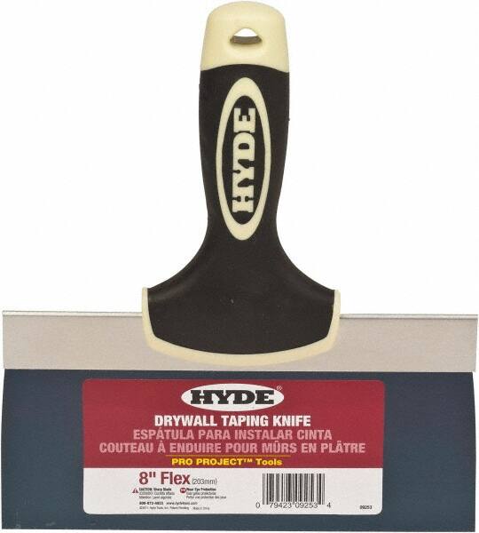 Hyde Tools - 8" Wide Flexible Blade Steel Joint Knife - Flexible - Americas Industrial Supply