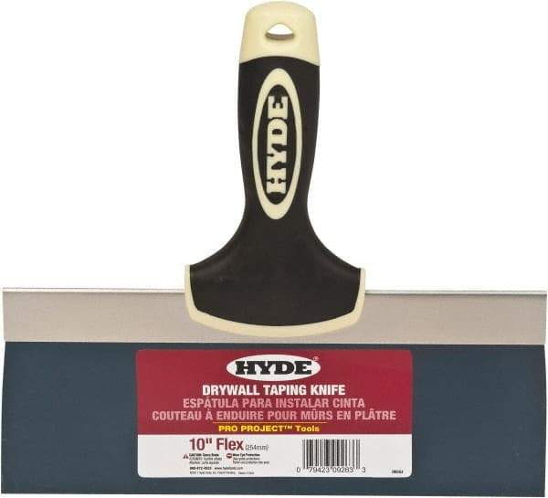 Hyde Tools - 10" Wide Flexible Blade Steel Joint Knife - Flexible - Americas Industrial Supply