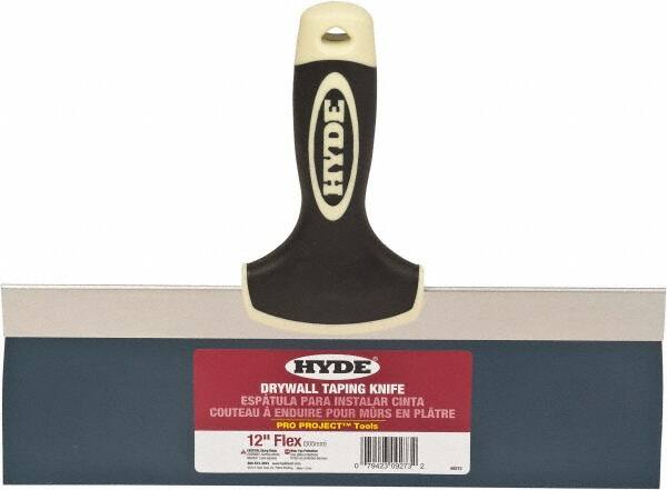 Hyde Tools - 12" Wide Flexible Blade Steel Joint Knife - Flexible - Americas Industrial Supply