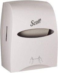 Scott - Hands Free, Plastic Paper Towel Dispenser - 16.13" High x 12.63" Wide x 10.2" Deep, 1 Roll, White - Americas Industrial Supply