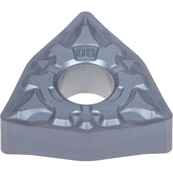 Tungaloy - WNMG432 HRF Grade AH8015 Carbide Turning Insert - AlTiN Finish, 80° Trigon, 1/2" Inscr Circle, 3/16" Thick, 1/32" Corner Radius - Americas Industrial Supply