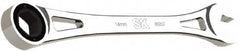 SK - 14mm 6 Point Combination Wrench - 9.44" OAL, Steel, Full Polish Finish - Americas Industrial Supply
