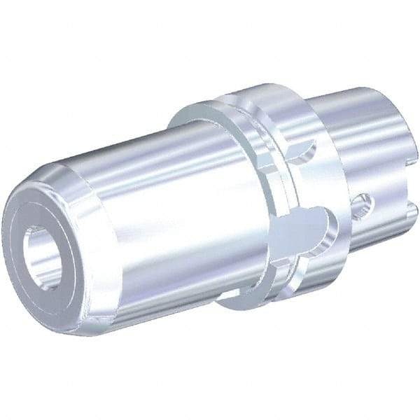 Kennametal - HSK63A 63mm Shank Diam Taper Shank, 1-1/4" Hole Diam, Hydraulic Tool Holder/Chuck - 65mm Nose Diam, 4" Projection, 51mm Clamp Depth, Through Coolant - Exact Industrial Supply