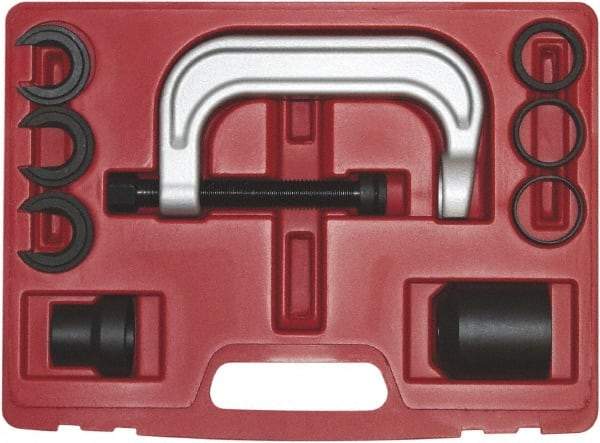 OEM Tools - 9 Piece Upper Control Arm Bushing Chassis/Under Carriage Service Set - C-frame, Screw Assembly, Adapters - Americas Industrial Supply