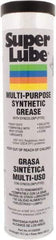 Synco Chemical - 14.1 oz Cartridge Synthetic Lubricant w/PTFE General Purpose Grease - Translucent White, Food Grade, 450°F Max Temp, NLGIG 000, - Americas Industrial Supply