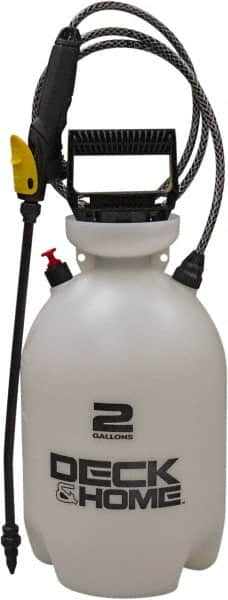 Smith Performance Sprayers - 2 Gal Chemical Safe Garden Hand Sprayer - Use with Cleaners/Degreasers, Polyethylene Tank, Funnel Mouth, Reinforced Hose - Americas Industrial Supply