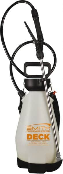 Smith Performance Sprayers - 2 Gal Chemical Safe Garden Hand Sprayer - Polyethylene Tank, Funnel Mouth, Reinforced Hose - Americas Industrial Supply