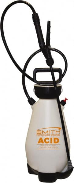 Smith Performance Sprayers - 2 Gal Chemical Safe Garden Hand Sprayer - Polyethylene Tank, Funnel Mouth, Reinforced Hose - Americas Industrial Supply