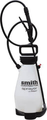 Smith Performance Sprayers - 2 Gal Chemical Safe Garden Hand Sprayer - Use with Cleaners/Degreasers, Polyethylene Tank, Funnel Mouth, Reinforced Hose - Americas Industrial Supply