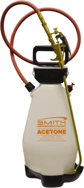 Smith Performance Sprayers - 2 Gal Chemical Safe Garden Hand Sprayer - Polyethylene Tank, Funnel Mouth, Reinforced Hose - Americas Industrial Supply