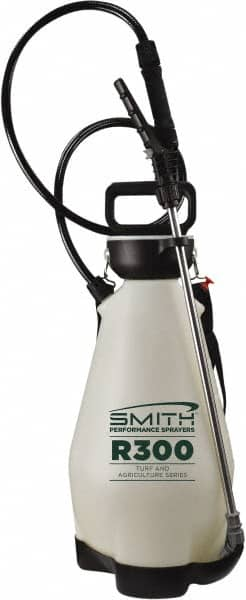 Smith Performance Sprayers - 3 Gal Chemical Safe Garden Hand Sprayer - Use with Cleaners/Degreasers, Stainless Steel Tank, Funnel Mouth, Reinforced Hose - Americas Industrial Supply