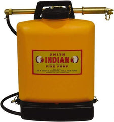 Smith Indian - 5 Gal Chemical Safe Garden Fire Pump - Polyethylene Tank, Wide Mouth, Reinforced Hose - Americas Industrial Supply