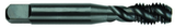 10-24 Dia. - GH3 - 3 FL - Premium HSS - Black Oxide Semi Bottoming Spiral FL Tap - Americas Industrial Supply