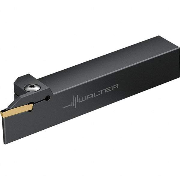 Walter - 0.827" Max Depth of Cut, Indexable Grooving Cutoff Toolholder - 24 Seat Size, 25.4mm Shank Height x 25.4mm Shank Width, Series G1011-INCH - Americas Industrial Supply