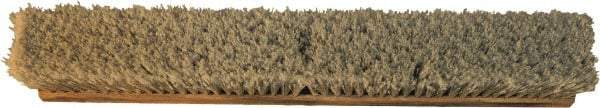 O-Cedar - 36" Fine Particle Synthetic Push Broom - 3" Bristle Length, Wood Block, Threaded Handle Connection, Handle Sold Separately - Americas Industrial Supply