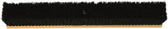 O-Cedar - 24" Combo Duty Horsehair Blend Push Broom - 3" Bristle Length, Wood Block, Threaded Handle Connection, Handle Sold Separately - Americas Industrial Supply