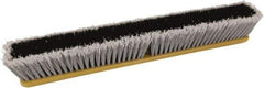 O-Cedar - 24" Combo Duty Polypropylene Push Broom - 3" Bristle Length, Foam Block, Threaded Handle Connection, Handle Sold Separately - Americas Industrial Supply