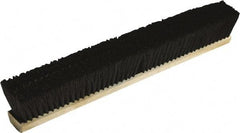 O-Cedar - 36" Combo Duty Polypropylene/Steel Wire Center Push Broom - 3" Bristle Length, Wood Block, Threaded Handle Connection, Handle Sold Separately - Americas Industrial Supply